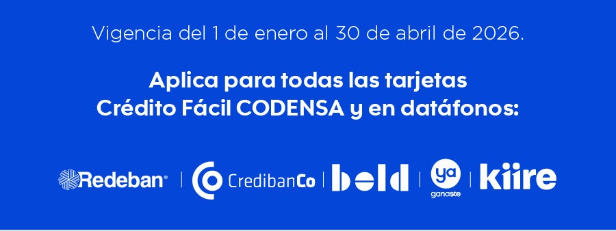 Cr&eacute;dito f&acute;cil codensa